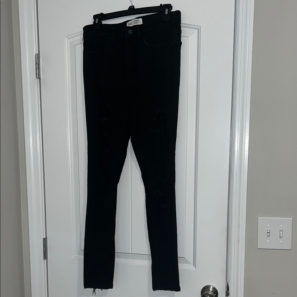 BKE Parker Distressed Black Jeans